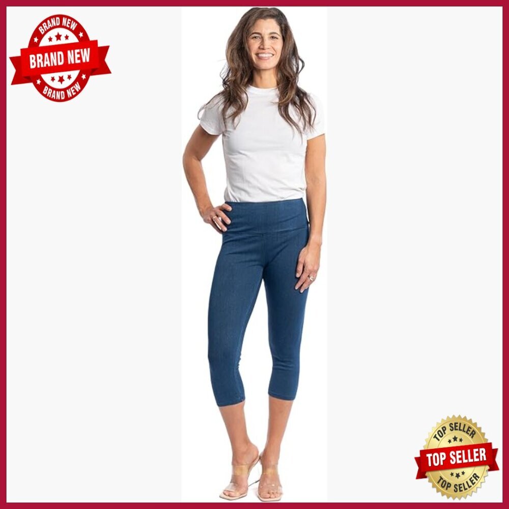Tummy Control High Waist Capri Leggings Plus Size Workout Lounge
